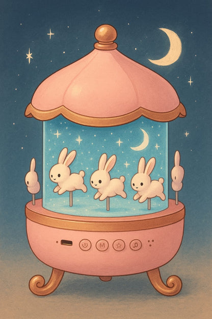 Bunny Carousel Lamp